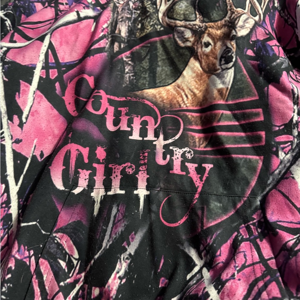 Pink and Black Country Girl Hoodie